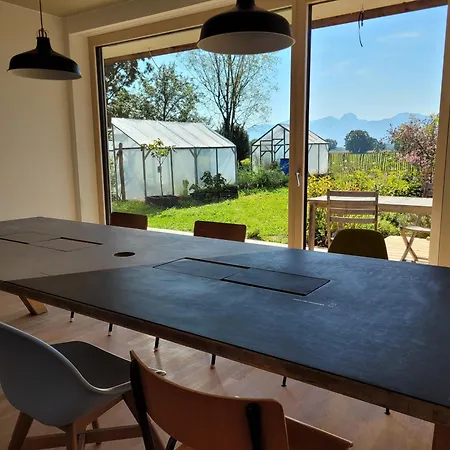 Apartment Bergblick, Wohnkueche & Workation